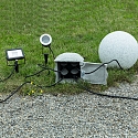 HEITRONIC Energidistribut�r PIEDRA, 4-fold, med radio fjernbetjening, 250V/10A, 1200W, IP44, gr�