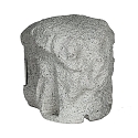 HEITRONIC Energidistribut�r PIEDRA, 4-fold, med direkte forbindelse, 250V/16A, maks. 3680A, IP44, gr�