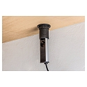 HEITRONIC Power pillar RIMINI, 3-fold, 230V/16A, max. 3500W, black/silver
