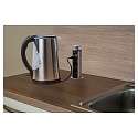 HEITRONIC Power pillar RIMINI, 3-fold, 230V/16A, max. 3500W, black/silver