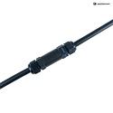 HEITRONIC Cable connector, 3 pole, 115x26,5mm, IP68, black
