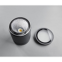 HEITRONIC LED Loftlampe NEGRO Udend�rs lampe, 50�, 10W, 3000K, 750lm, IP65 antracit