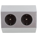 HEITRONIC Beskyttende kontakt socket SALERNO, 2 gange, 250V, maks. 3500W