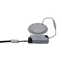 HEITRONIC LED Panel LYON Indbygningslampe, rund, 120mm, 6W, 3000K, 360lm, IP20, d�mpbar, s�lv