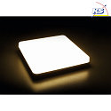 HEITRONIC LED Udendrs Vg-/ Loftlampe PRONTO, IP54, 28x28cm, FIRKANTET, 18W 3000K 1600lm