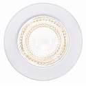 HEITRONIC LED Indbygningsspot DL7002, rund, 38�, 5,5W, 3000K, 400lm, IP44, drejelig, hvid