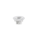 HEITRONIC LED Indbygningsspot DL7002, rund, 38�, 5,5W, 3000K, 400lm, IP44, drejelig, hvid