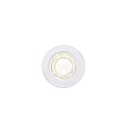 HEITRONIC LED Indbygningsspot DL7002, rund, 38�, 5,5W, 3000K, 400lm, IP44, drejelig, hvid