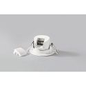 HEITRONIC LED Indbygningsspot DL7002, rund, 38�, 5,5W, 3000K, 400lm, IP44, drejelig, hvid