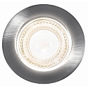 HEITRONIC LED Indbygningsspot DL7002, rund, 38�, 5,5W, 3000K, 400lm, IP44, drejelig, hvid