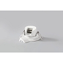 HEITRONIC LED Indbygningsspot DL7002, rund, 38�, 5,5W, 3000K, 400lm, IP44, drejelig, hvid
