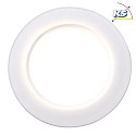 HEITRONIC LED Recessed spot DL7002, round, 100, 7W, 3000k, 570lm, IP65, fixed, white