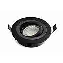 Indbygningsspot DL7801, RUND, GU10 & GU5.3, LED maks. 8W, IP20, drejelig, sort