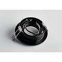 HEITRONIC Indbygningsspot DL7801, RUND, GU10 & GU5.3, LED maks. 8W, IP20, drejelig, sort