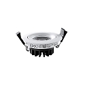 HEITRONIC Downlight DL6808 rund IP54, hvid d�mpbar