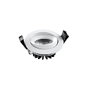 HEITRONIC Downlight DL6808 rund IP54, hvid d�mpbar