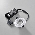 HEITRONIC Downlight DL6808 rund IP54, hvid d�mpbar