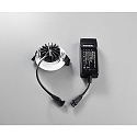 HEITRONIC Downlight DL6808 rund IP54, hvid d�mpbar