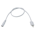 Tilslutningskabel til MICANO Skab armatur, 500mm, 2x0,5mm�, mellem transformer / lampe