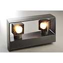 HEITRONIC LED Væglampe VIGO Udendørs lampe, 2-flammer, 2x6W, 3000K, 530lm, IP54, antracit