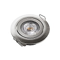 LED Recessed spot DL7202, �82mm, 110�, 5W, 3000K, 380lm, IP20, swiveling, nickel