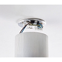 Overflademonterede spotlight ADL9001, rund, GU10, IP20, 25� drejelig, b�rstet aluminum