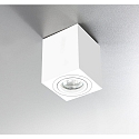 Overflademonterede spotlight ADL9001, firkantet, GU10, IP20, 25� drejelig, hvid