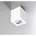 HEITRONIC Overflademonterede spotlight ADL9001, firkantet, GU10, IP20, 25� drejelig, hvid