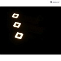 HEITRONIC LED Under-cabinet luminaire IMOLA set of 3, 6,3W, 3000K, each 130lm, IP20