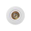 LED Indbygningsspot DL8002 rund drejelig 38� hvid 8,5W 720lm IP65 2700K + 4000K d�mpbar