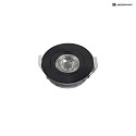 HEITRONIC LED Recessed spot DL6809, 7W, 525lm, IP44, 2000-2800K, dimm to warm, cardanic swivelling, black