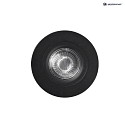 HEITRONIC LED Recessed spot DL6809, 7W, 525lm, IP44, 2000-2800K, dimm to warm, cardanic swivelling, black