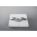 HEITRONIC Overfladearmatur SELESTO justerbar IP20, hvid d�mpbar