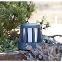 HEITRONIC path light GOMERA round IP65, anthracite, opal 