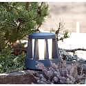 HEITRONIC path light GOMERA round IP65, anthracite, opal 