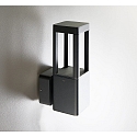 HEITRONIC Udend�rs wall luminaire TOSKANA II firkantet, omskiftelig, g� tilbage IP65, antracit 