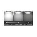 HEITRONIC Indbygnings loftlampe LE MANS rund IP44, hvid d�mpbar