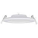 HEITRONIC Indbygnings loftlampe LE MANS rund IP44, hvid d�mpbar