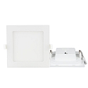 HEITRONIC Indbygnings loftlampe LE MANS firkantet IP44, hvid d�mpbar