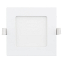 HEITRONIC Indbygnings loftlampe LE MANS firkantet IP44, hvid d�mpbar