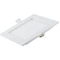 HEITRONIC Indbygnings loftlampe LE MANS firkantet IP44, hvid d�mpbar