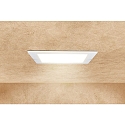HEITRONIC Indbygnings loftlampe LE MANS firkantet IP44, hvid d�mpbar