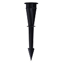 HEITRONIC solar spike luminaire PILASTRO down, with switch, with sensor IP54, anthracite 