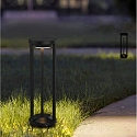 HEITRONIC solar spike luminaire PILASTRO down, with switch, with sensor IP54, anthracite 