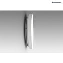 HEITRONIC surface / recessed luminaire ALLROUNDER with sensor, on/off IP20, white 