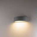 HEITRONIC Udendørs wall luminaire HOJA up / down E27 IP54, pulverlakeret, hvid 
