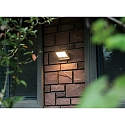 HEITRONIC Solar v�glampe ARONA drejelig, med sensor, lodret IP54, antracit 