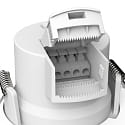HEITRONIC recessed luminaire DL7003 round, CCT Switch IP44, white dimmable 5,5W 540/600/580lm 3000/4000/6500K 38� CRI >80