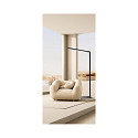 HEITRONIC floor lamp LINEAR up / down IP20, silver dimmable