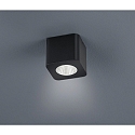 LED Loftlampe OSO LED Lampe til bad, firkantet, IP44, sort matt
